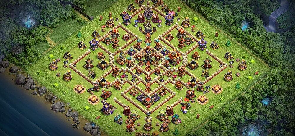 TH16 Diamond Trophy Guard – Anti-2 Star Core Defense