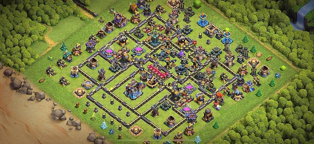 TH18 Elite Trophy Shield – Strategic Offset Layout