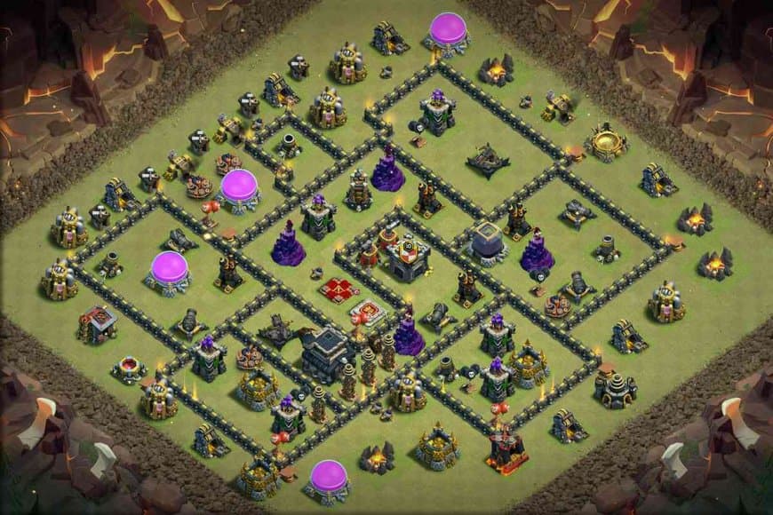 TH9 Strategic War Base – Anti 2 & 3 Star