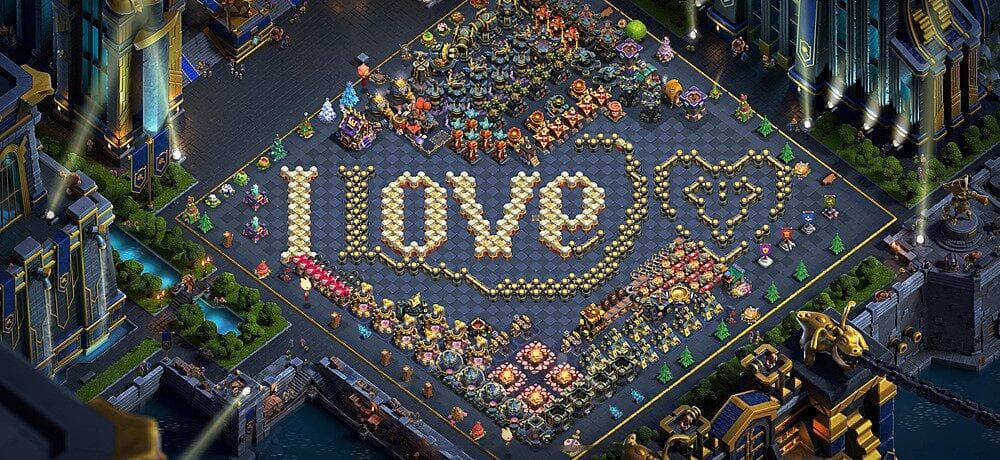 TH17 'I Love' Wall Art – Expressive Creative Layout