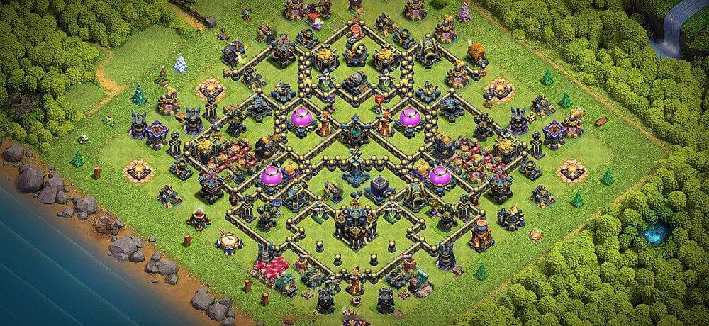 TH17 Legend League Shield – Symmetrical Trophy Base