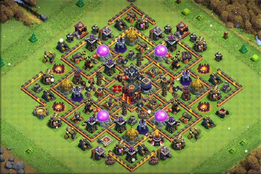 TH10 Farming Base – Resource Fortress