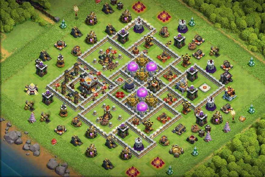 TH11 Farming Base – Secure Resource Layout