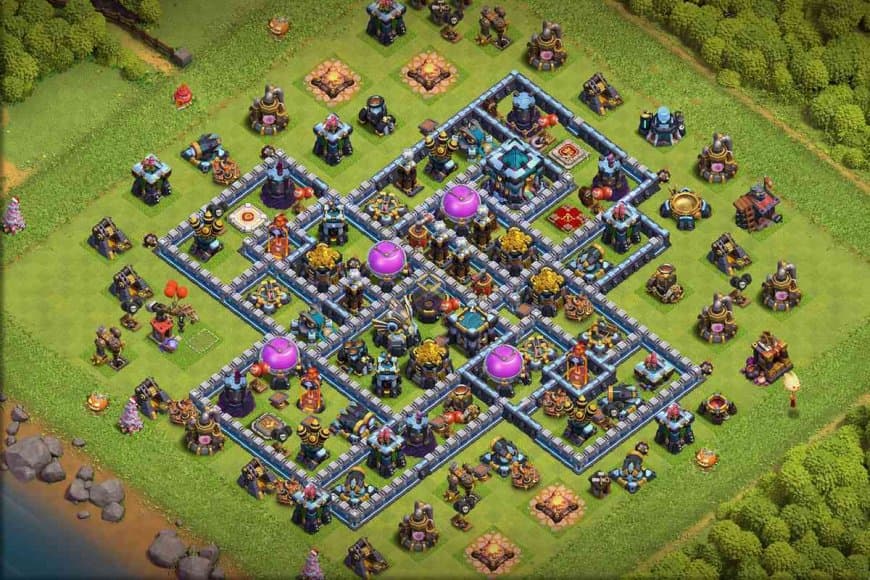TH13 Farming Base – Resource Protection Layout