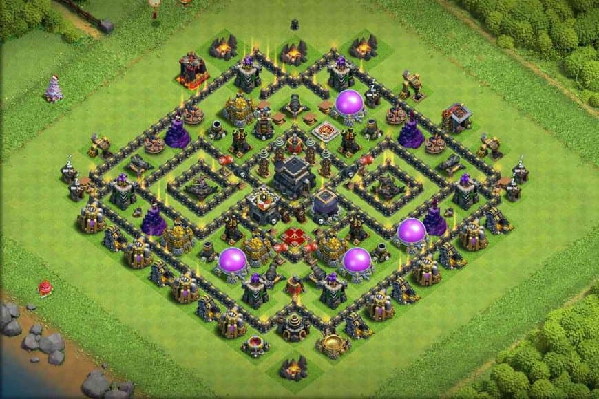TH9 Defense Base – Fortress Core Design
