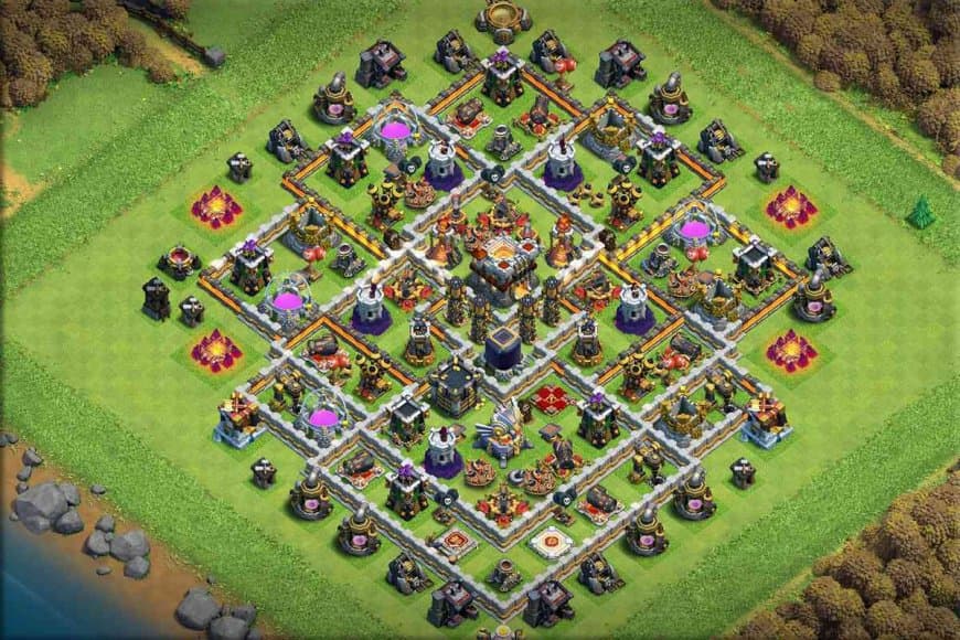 TH11 Hybrid Base – All-Round Defence & Loot Layout